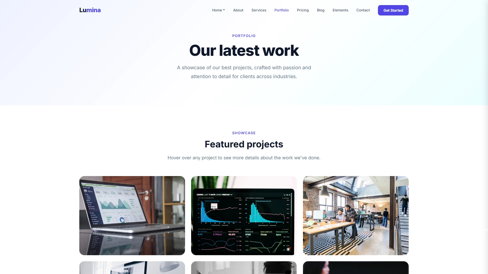Lumina - Clean and Modular Multi-Page Bootstrap 5 HTML Template