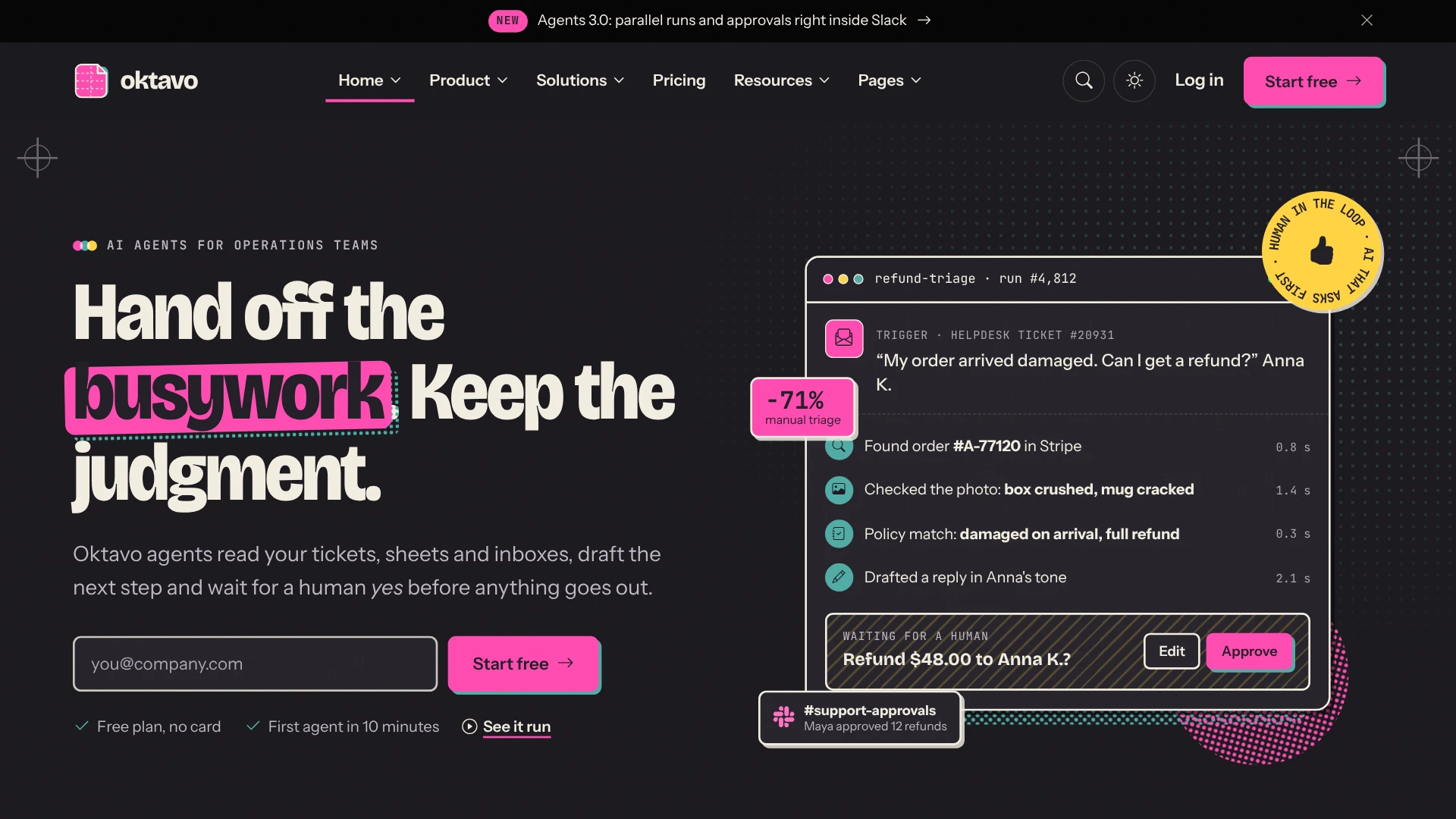 Oktavo - AI & SaaS Startup HTML Template (Screenshot 13 of 20)