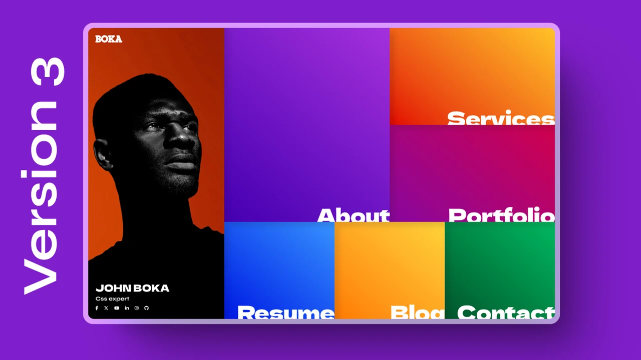 Boka - Personal Portfolio HTML Template