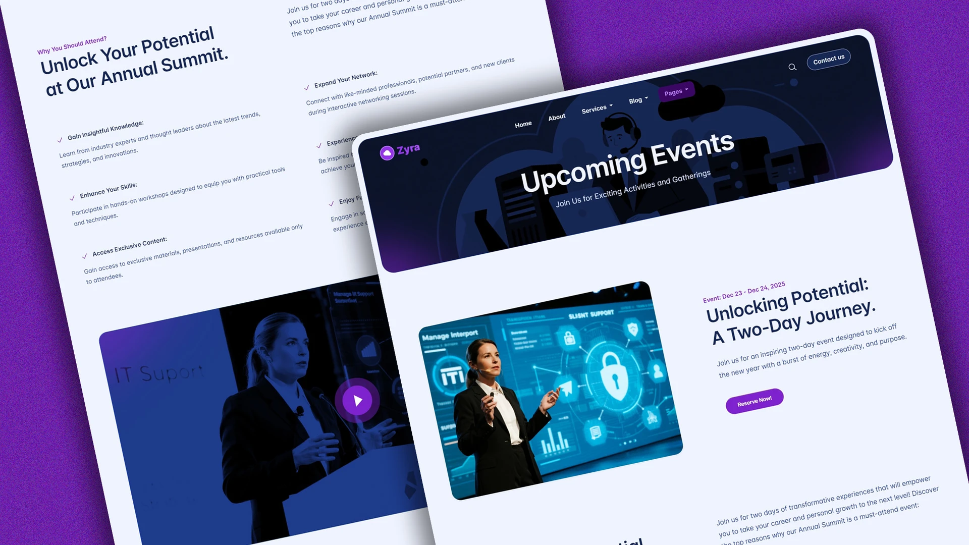 Zyra - Multipurpose IT Solutions & Business Services HTML Website Template