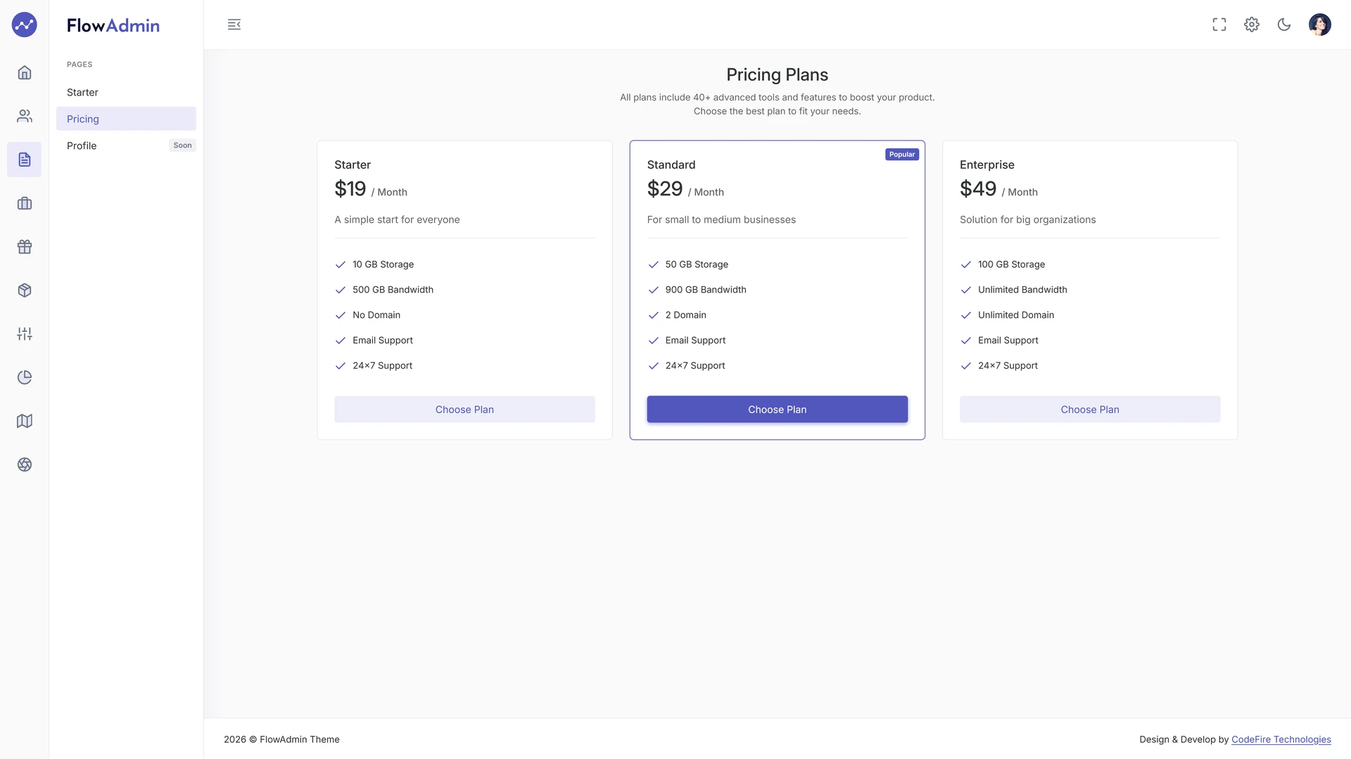 FlowAdmin - Multipurpose Bootstrap 5 HTML Admin Dashboard Template