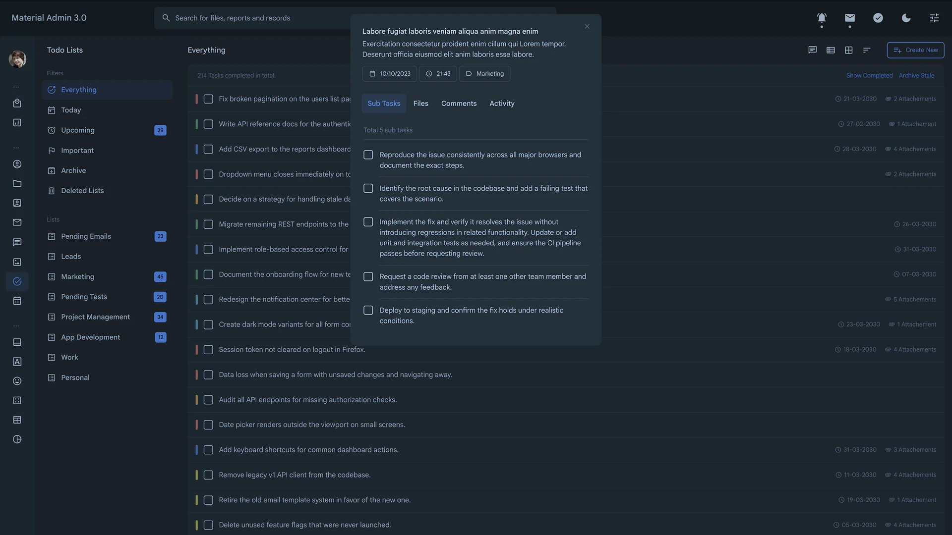 Material Admin - Responsive Admin Template