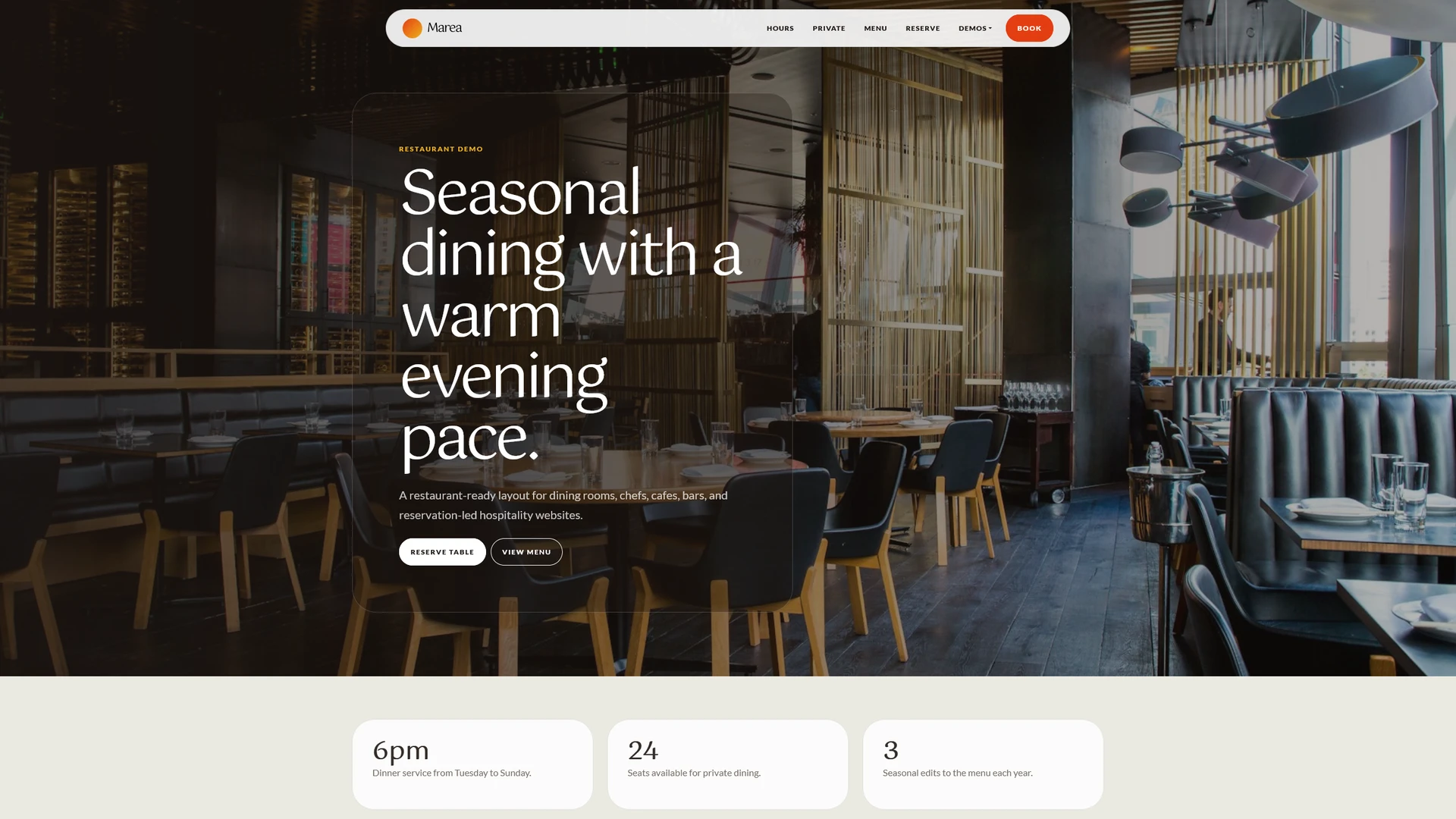 Marea - Bootstrap HTML Template