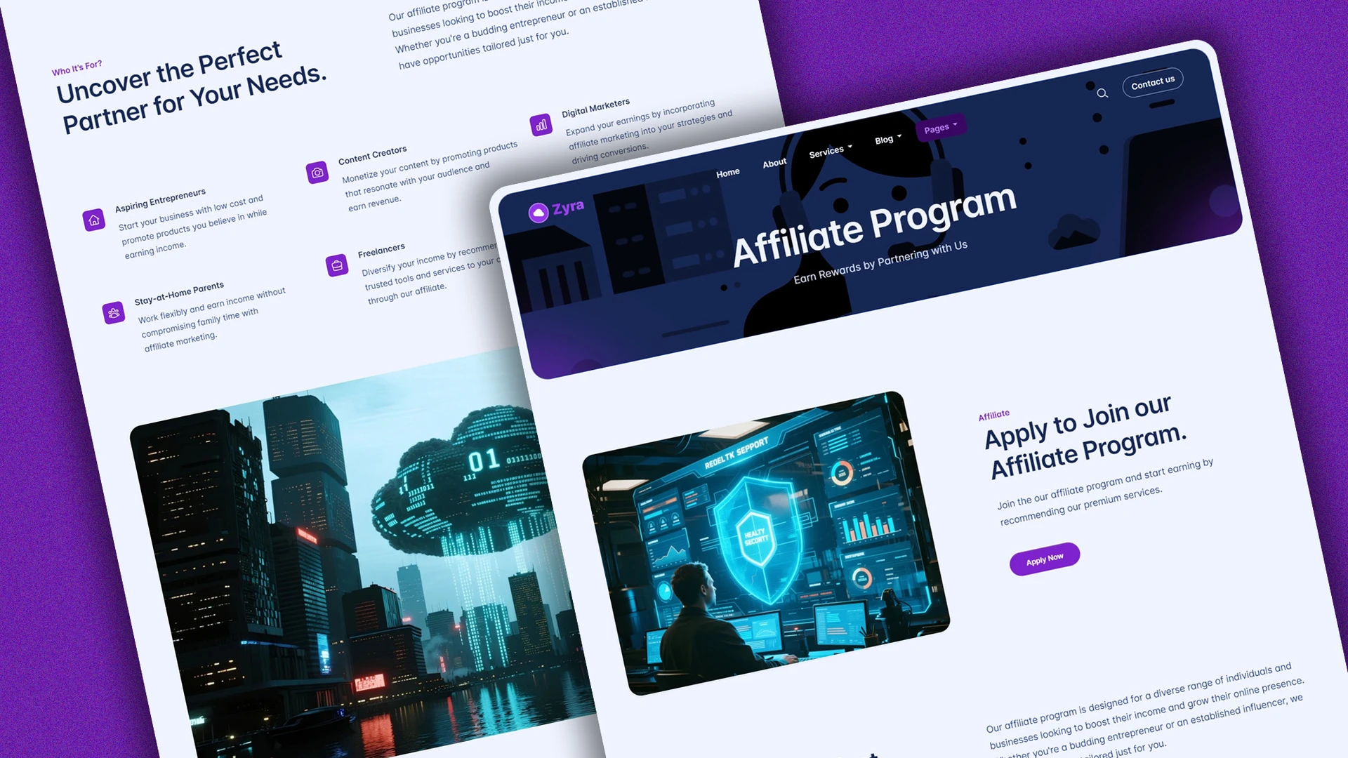 Zyra - Multipurpose IT Solutions & Business Services HTML Website Template