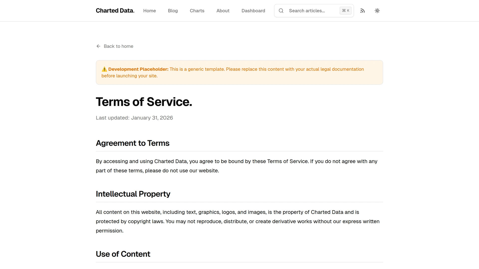 Charted Data - Create Blog Posts with Interactive Charts