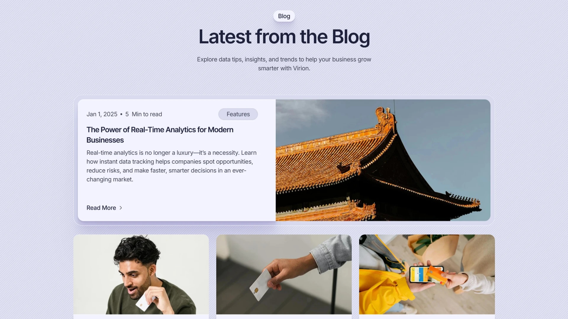 Virion - Next.js 16 Fintech & SaaS Template