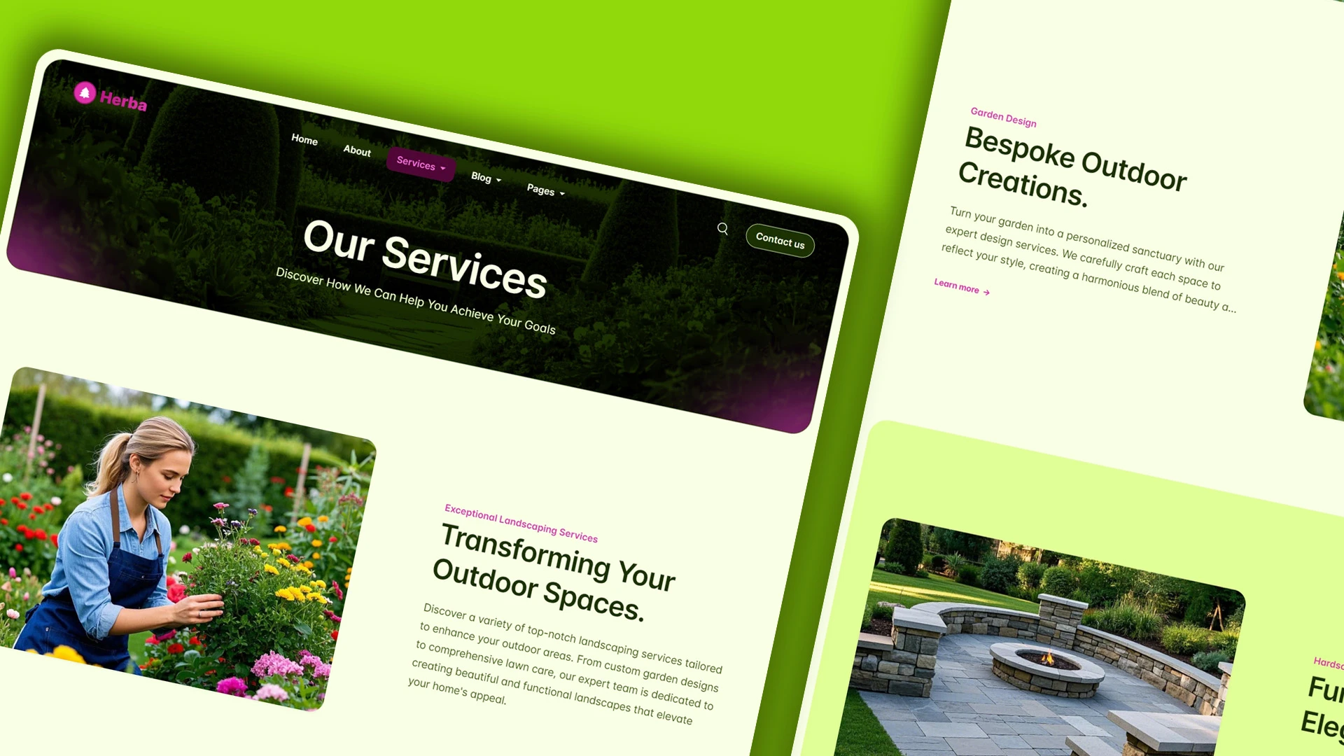 Herba - Innovative Landscaping and Green Spaces HTML Website Template