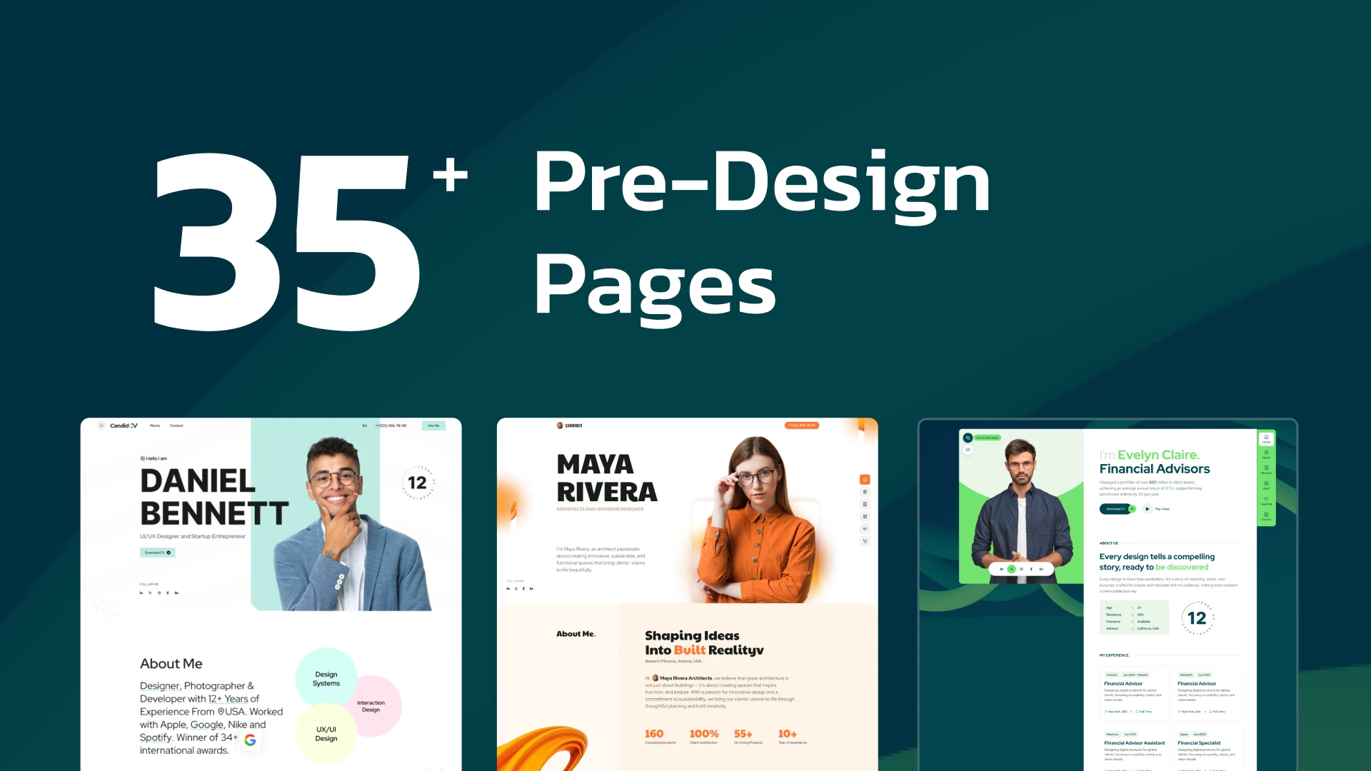 CandidCV - Personal Portfolio, CV & Resume WordPress Theme