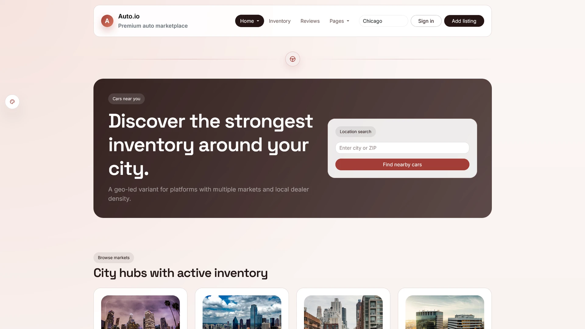 AutoIO - Cars Listings & Directory Template