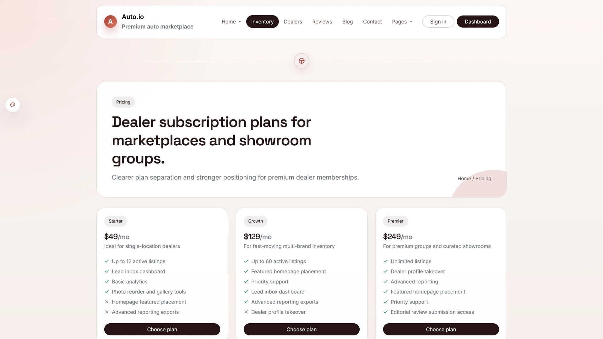AutoIO - Cars Listings & Directory Template