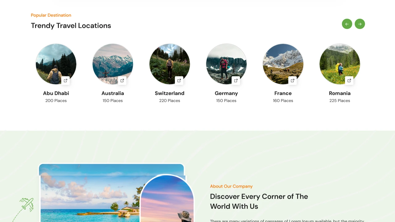 Trvelo - Tour & Travel Agency Booking HTML Template