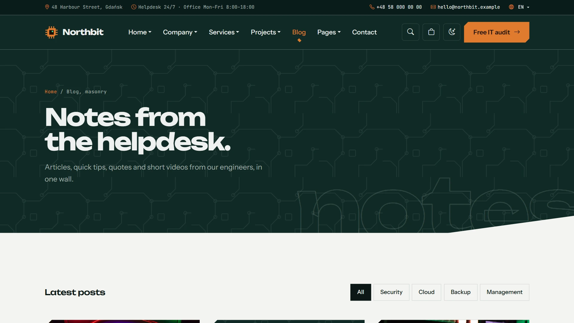 Northbit - IT Services & Solutions HTML Template