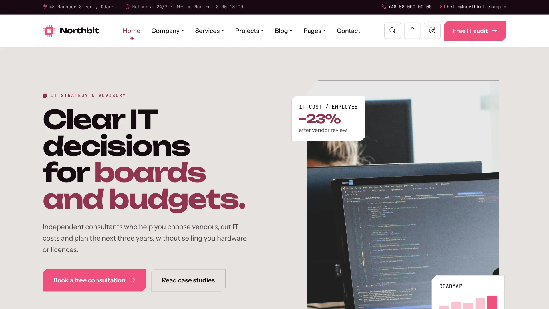Northbit - IT Services & Solutions WordPress Theme