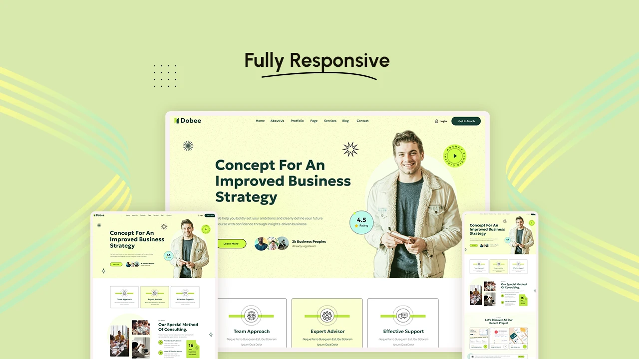 Dobee - Business Consulting Figma Template