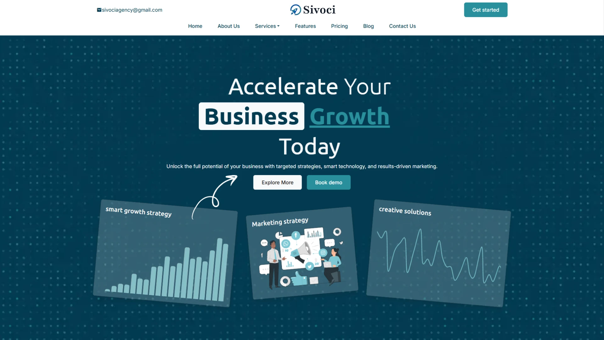 Sivoci - Business Website ReactJs Template Modern Corporate Company Design
