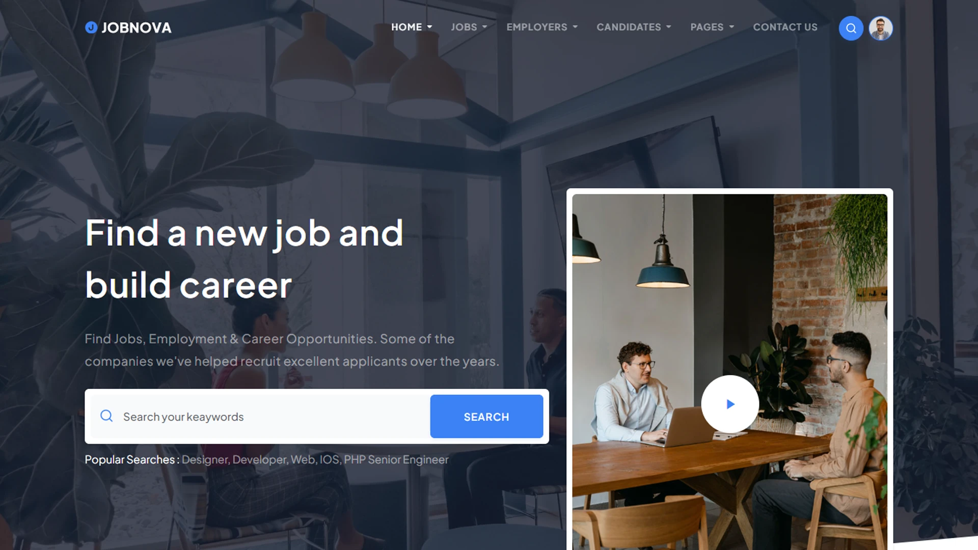 Jobnova - Next.js Job Board, Job Portal and Job Listing Template
