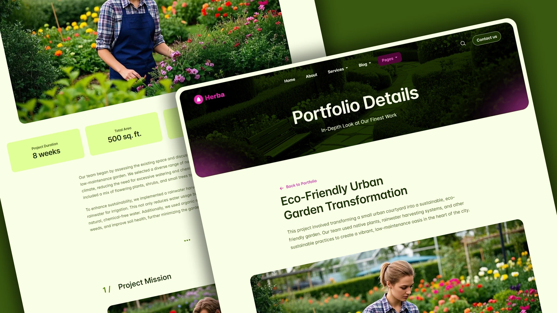 Herba - Innovative Landscaping and Green Spaces HTML Website Template