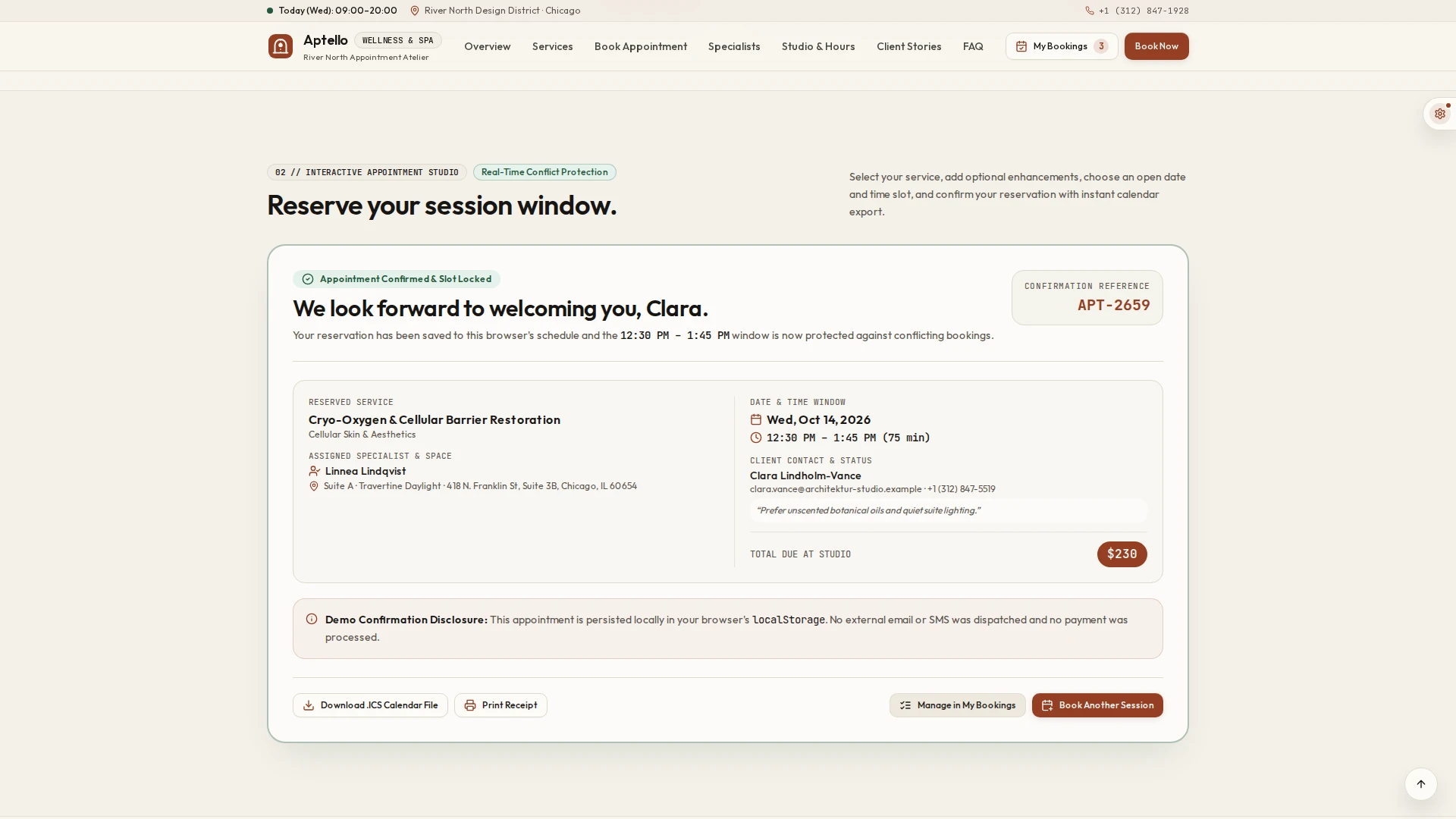 Aptello - Service Booking and Appointment Studio Next.js Template