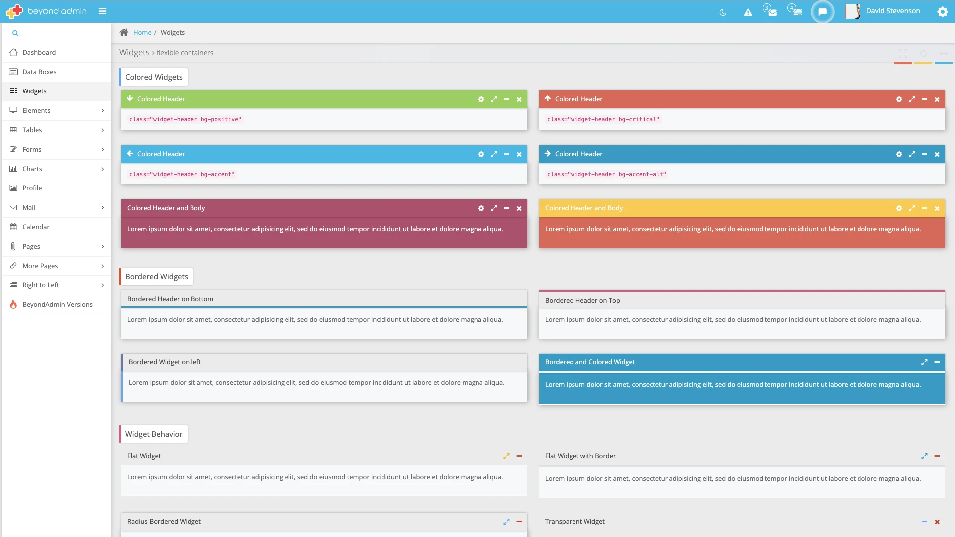 BeyondAdmin - Responsive Admin App