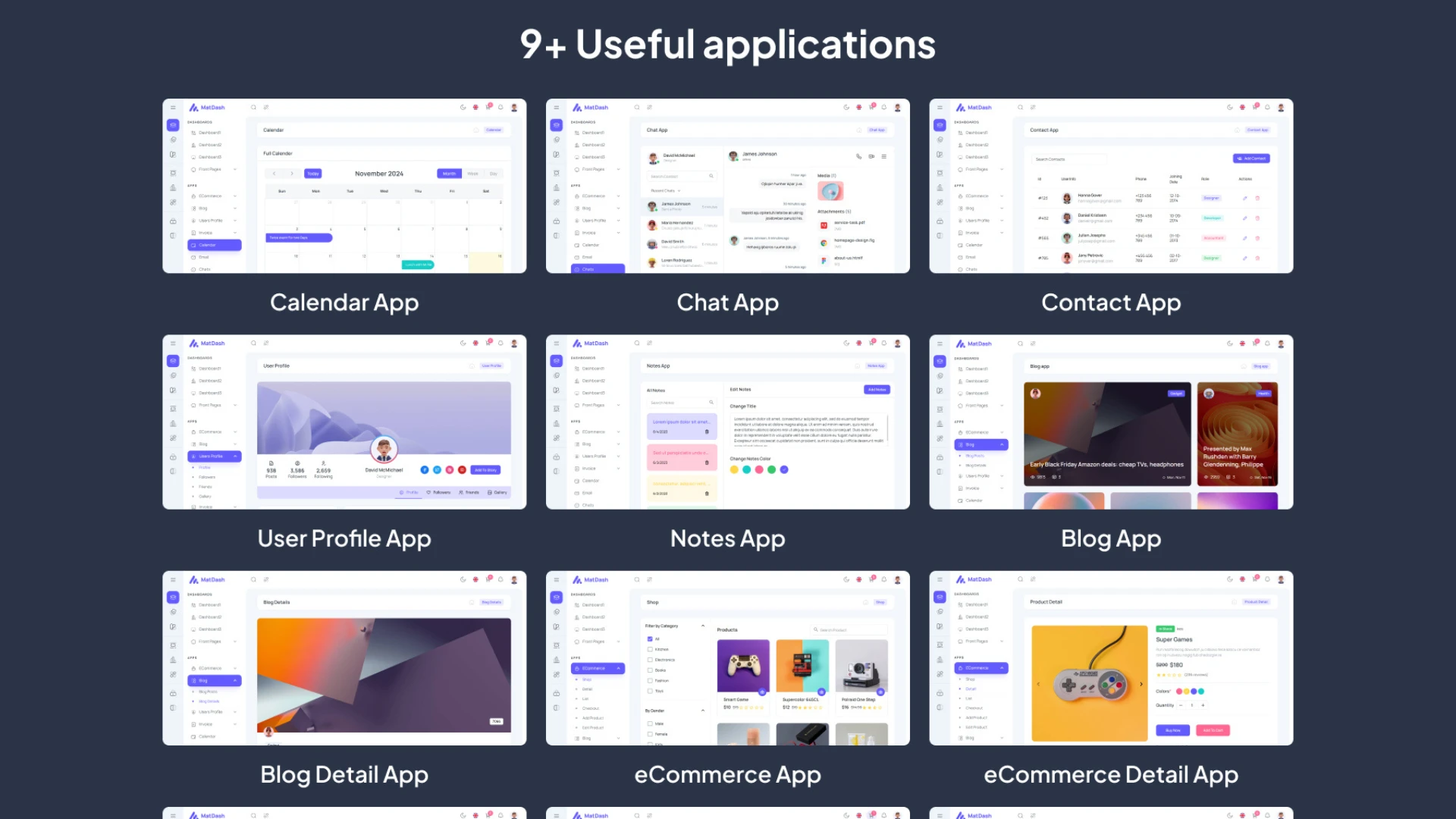 MatDash - VueJS Admin Dashboard Template