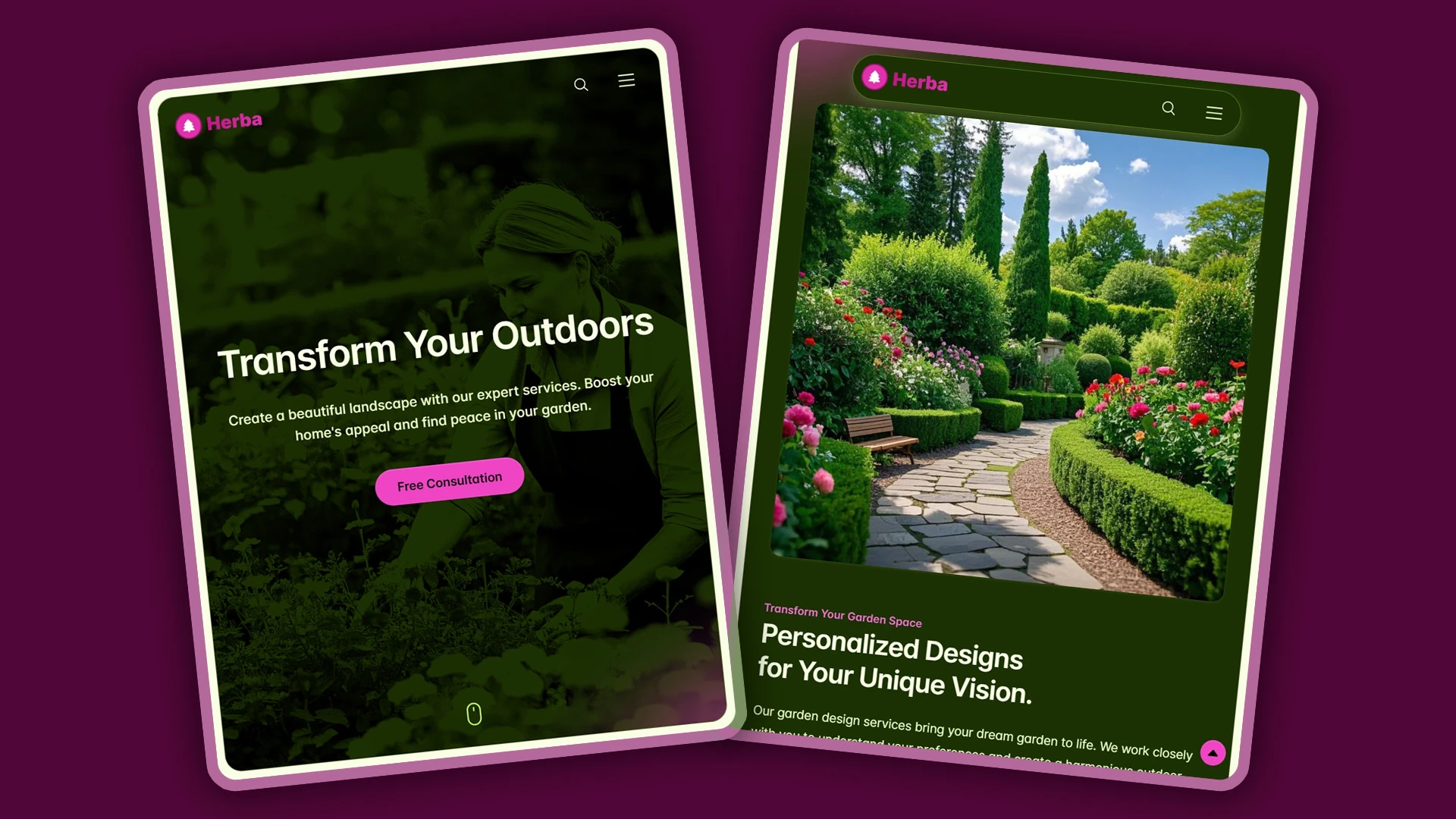 Herba - Innovative Landscaping and Green Spaces HTML Website Template