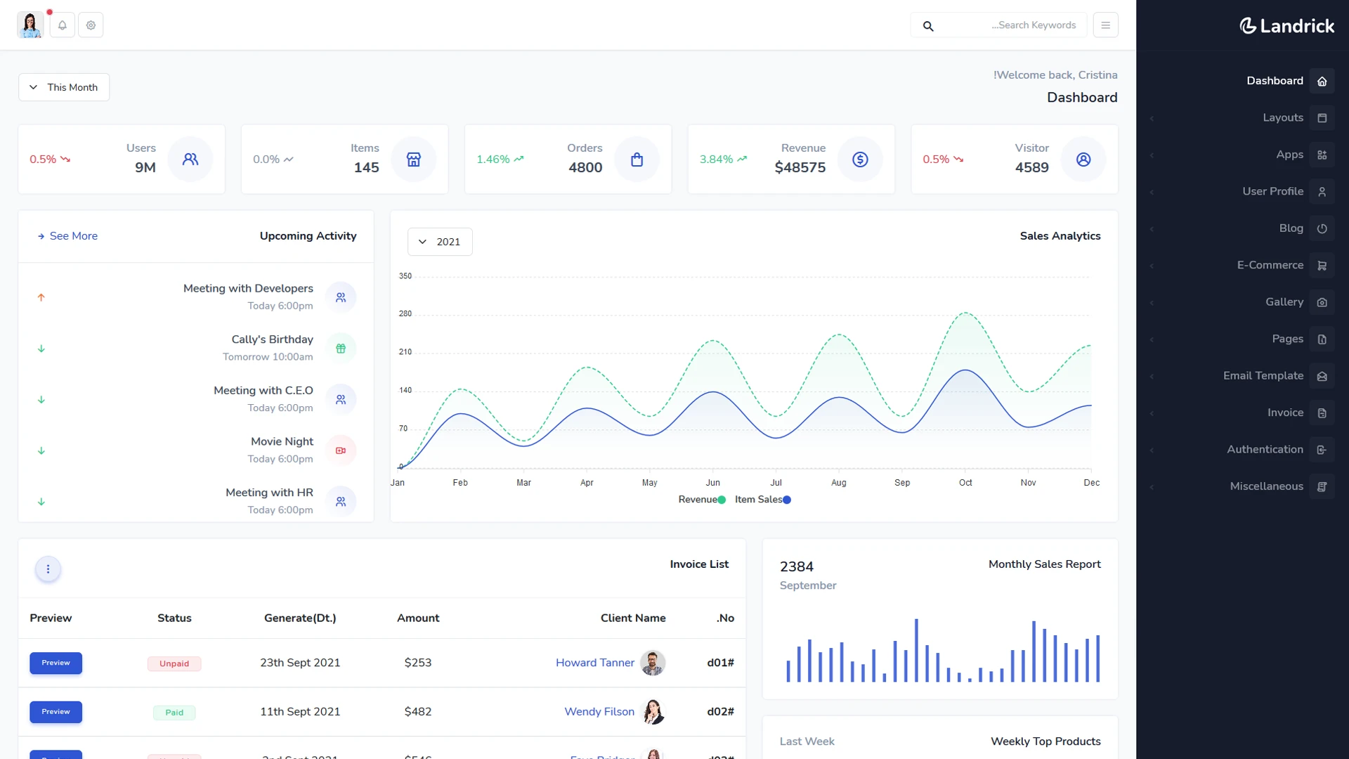 Landrick - App, Saas & Software Landing & Admin Dashboard Bootstrap 5 Template