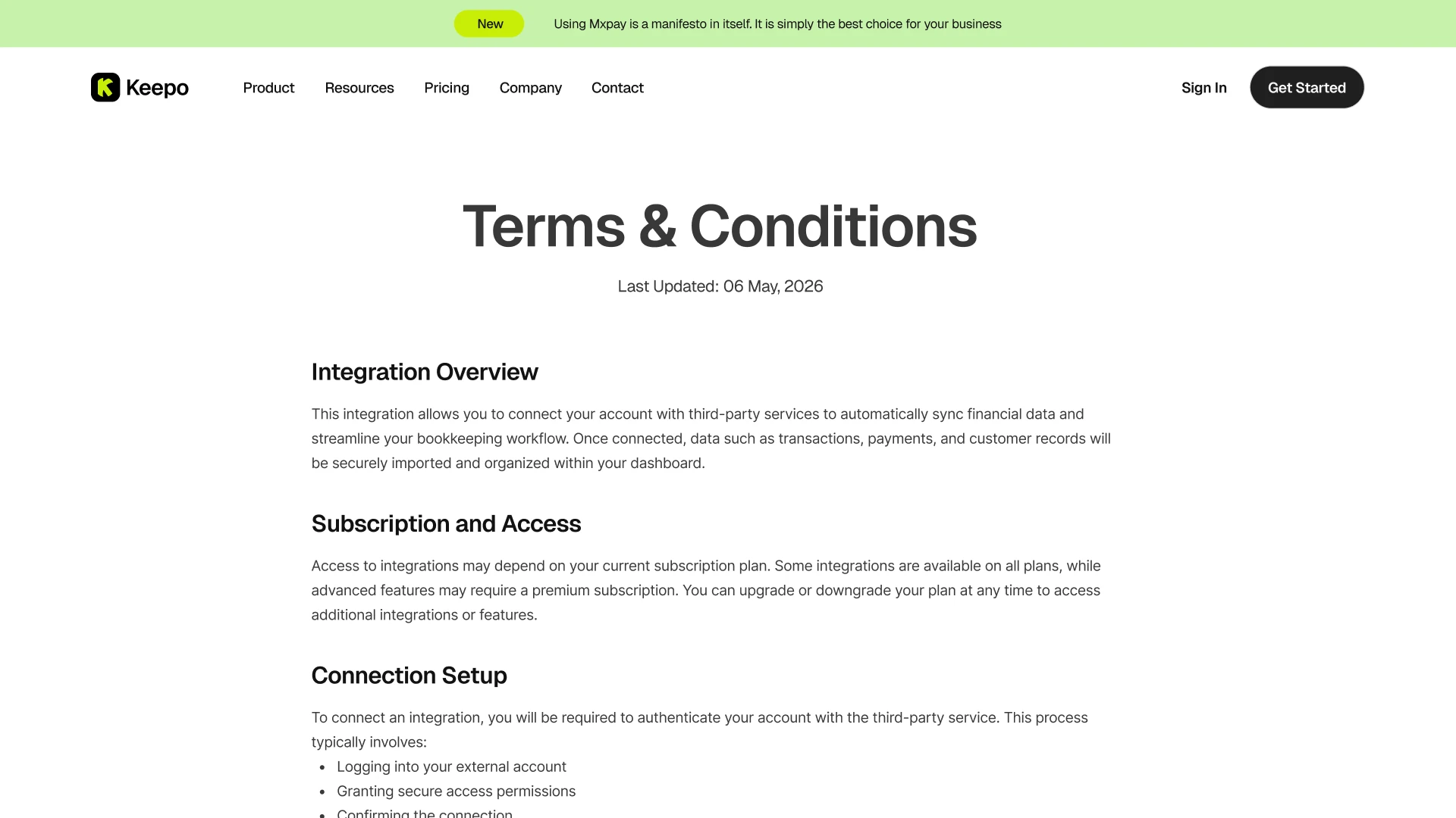 Keepo - Bookkeeping SaaS Framer Template