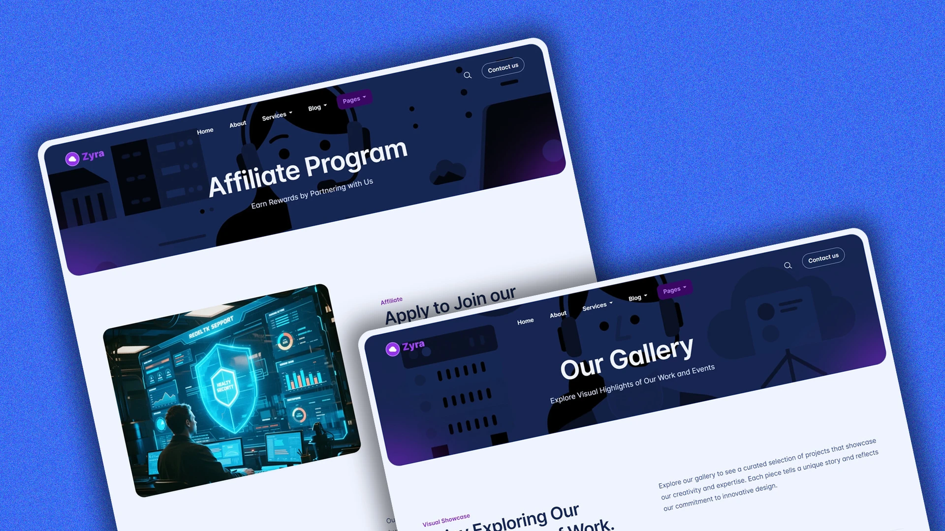 Zyra - Multipurpose IT Solutions & Business Services HTML Website Template