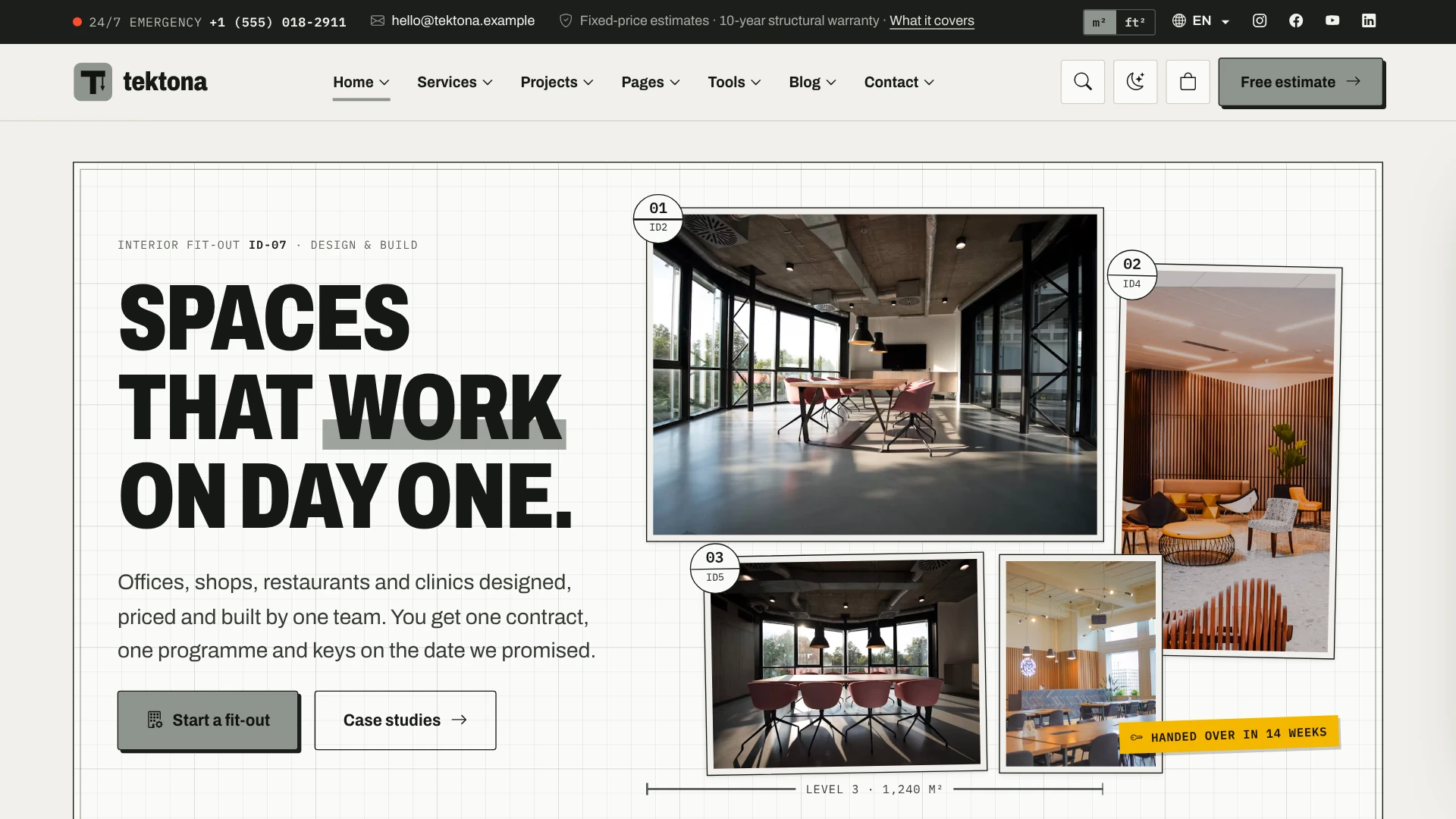 Tektona - Construction & Renovation HTML Template