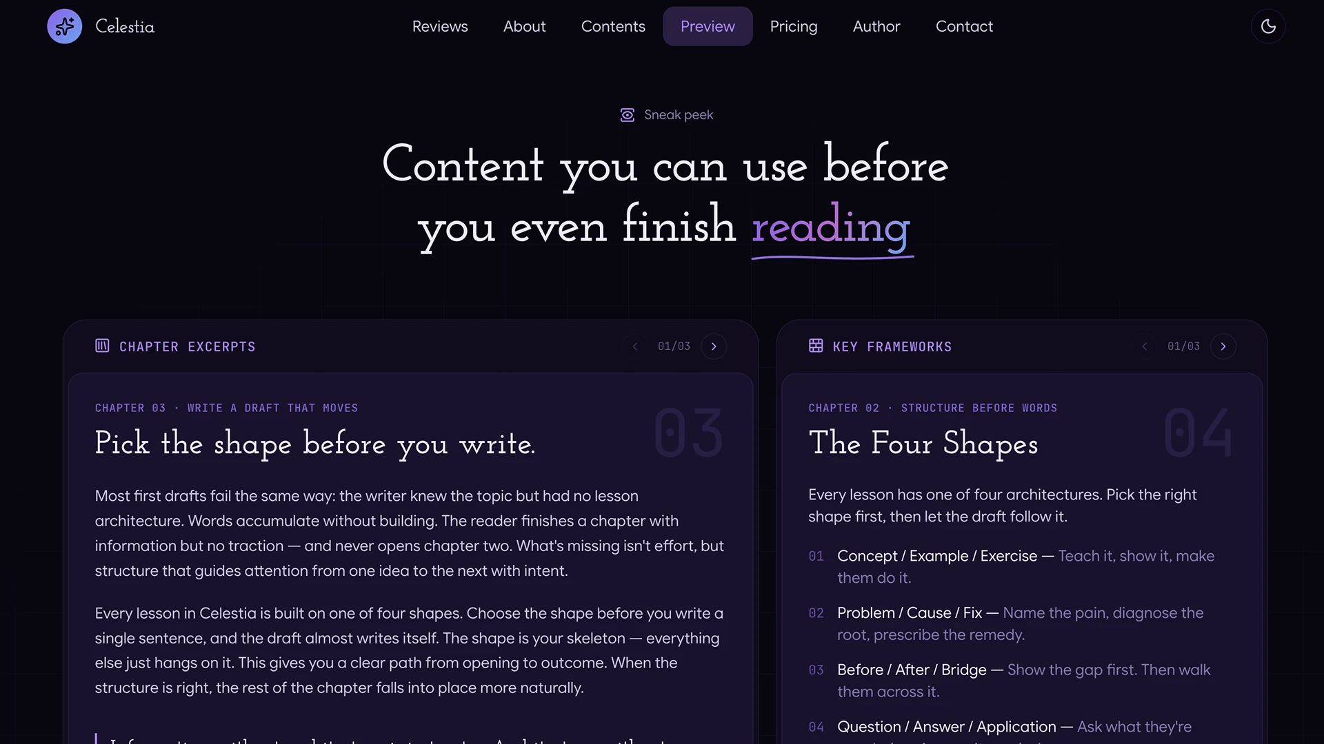Celestia - Modern Book Launch Template