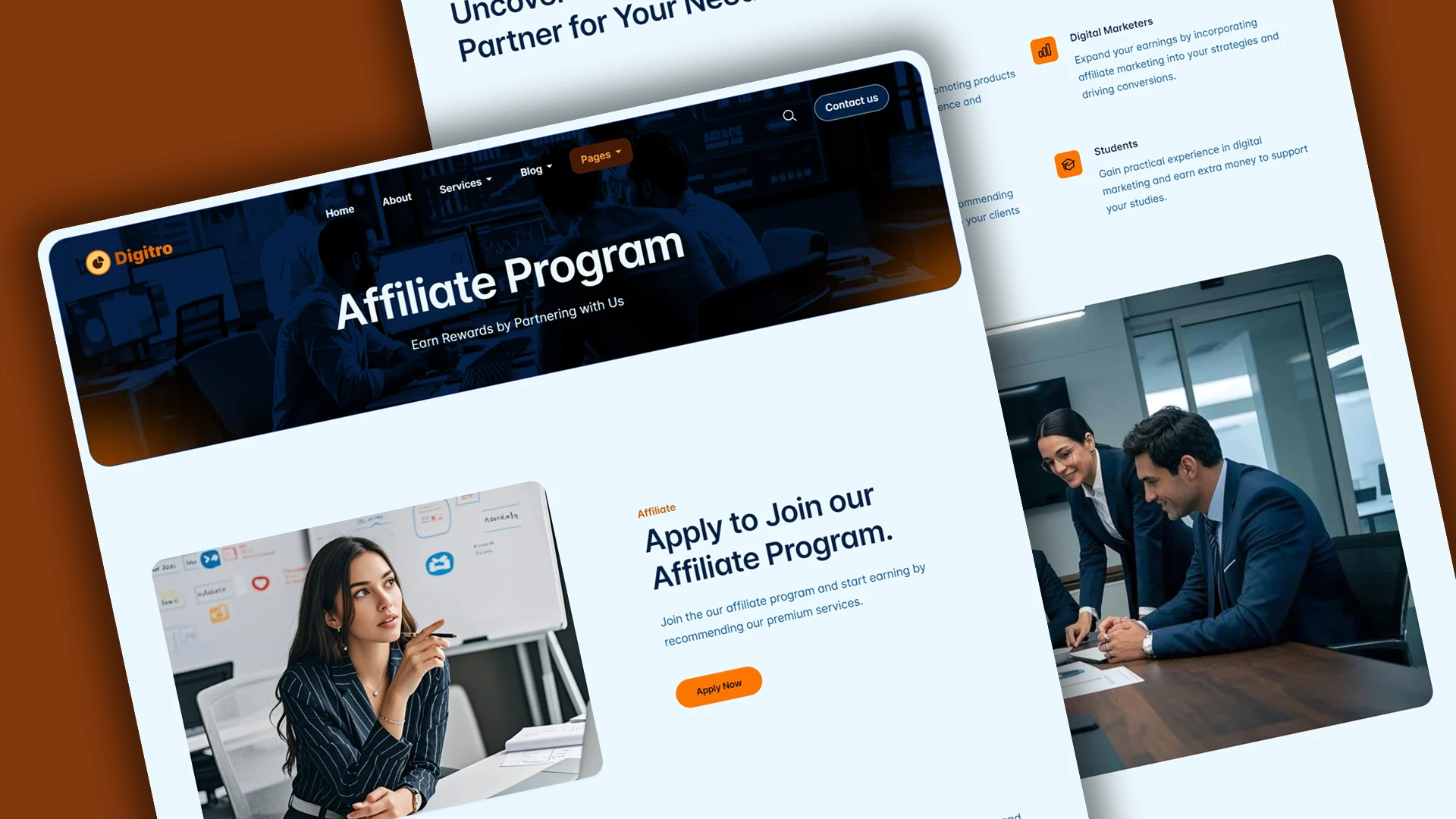 Digitro - Cutting-Edge Digital Marketing Agency HTML Website Template