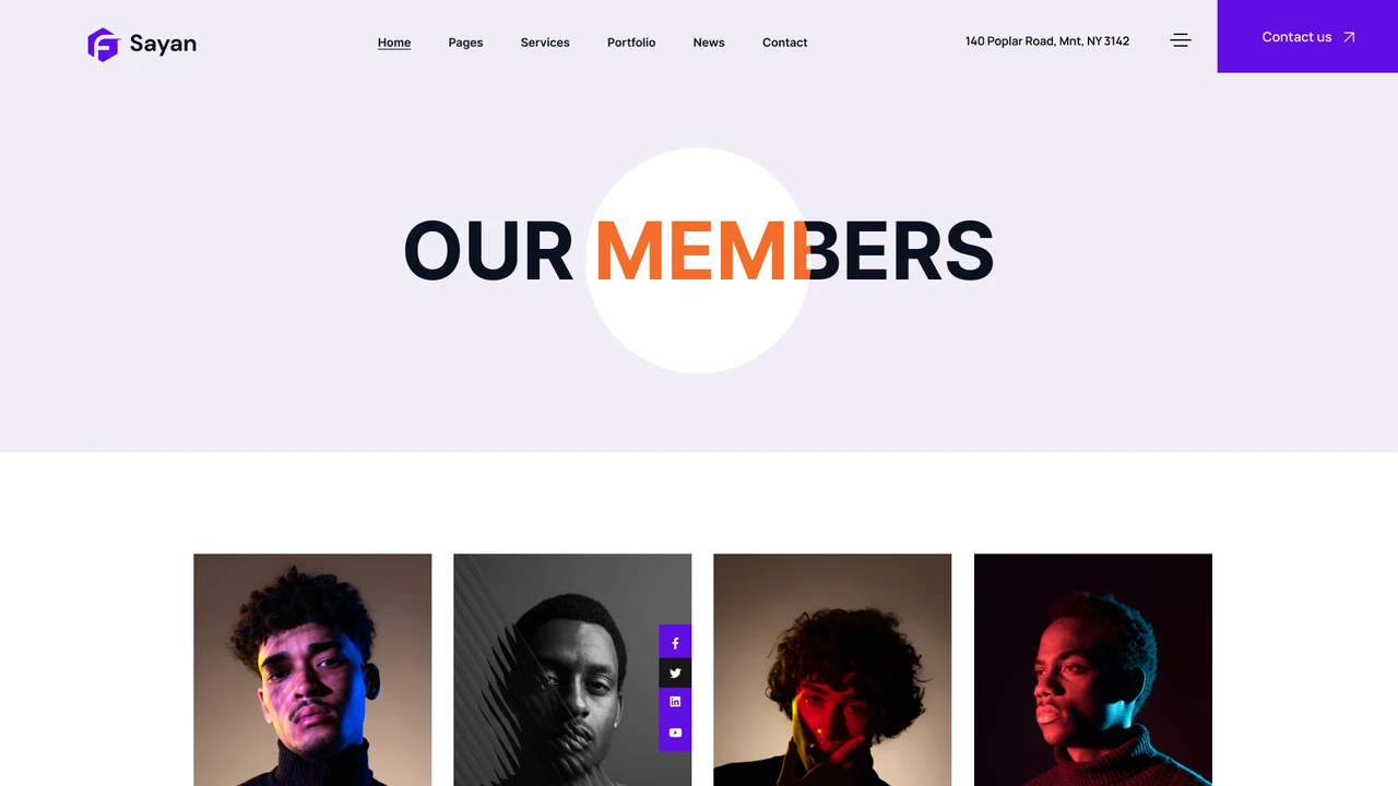 Sayan - Multipurpose Business Figma Template