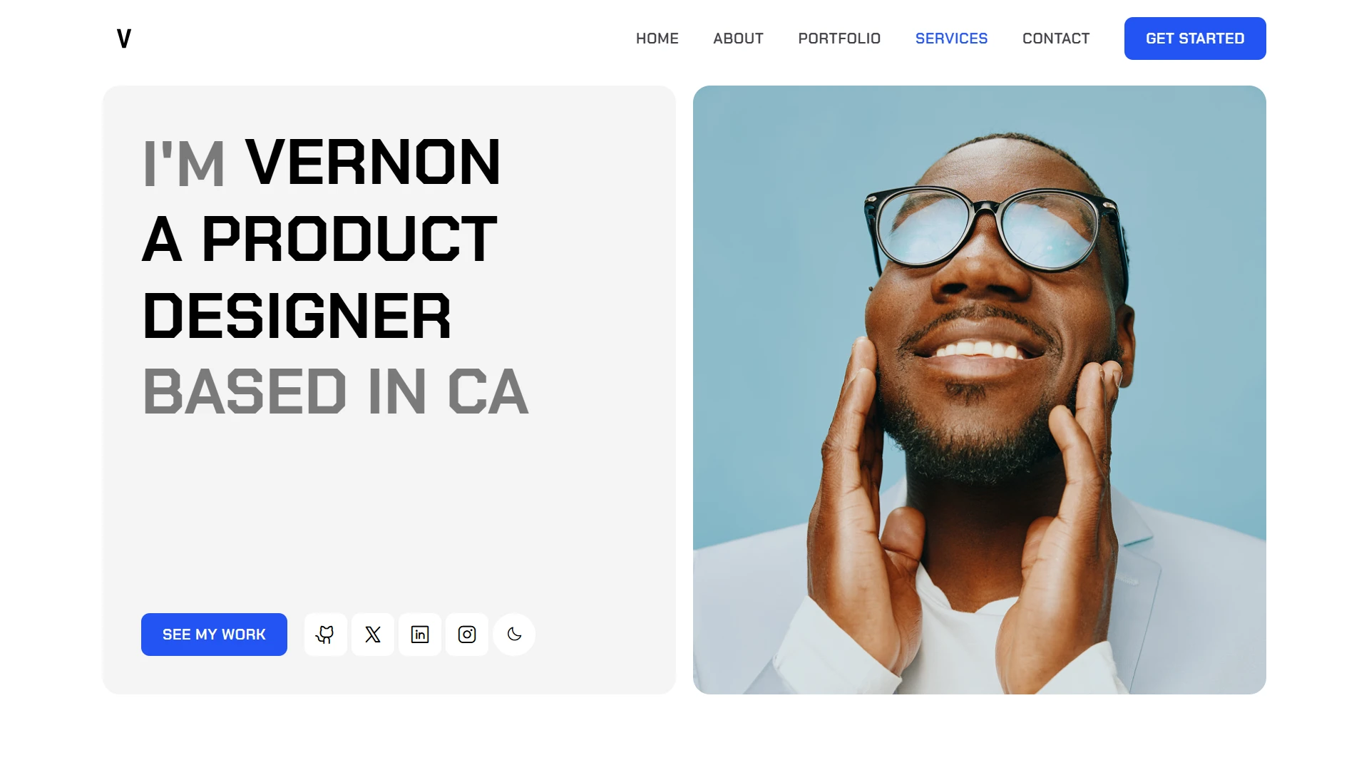 Versa - Minimalist Agency Portfolio One Page Template