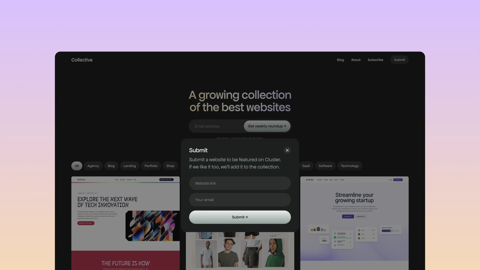 Collective - Directory, Gallery & Inspiration Framer Template