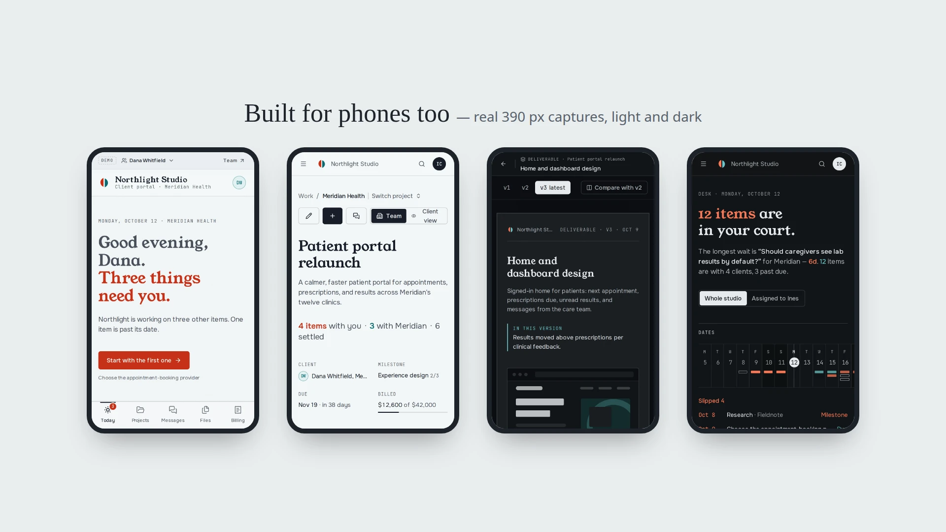 Portiva - Next.js Client Portal & Business Workspace Template