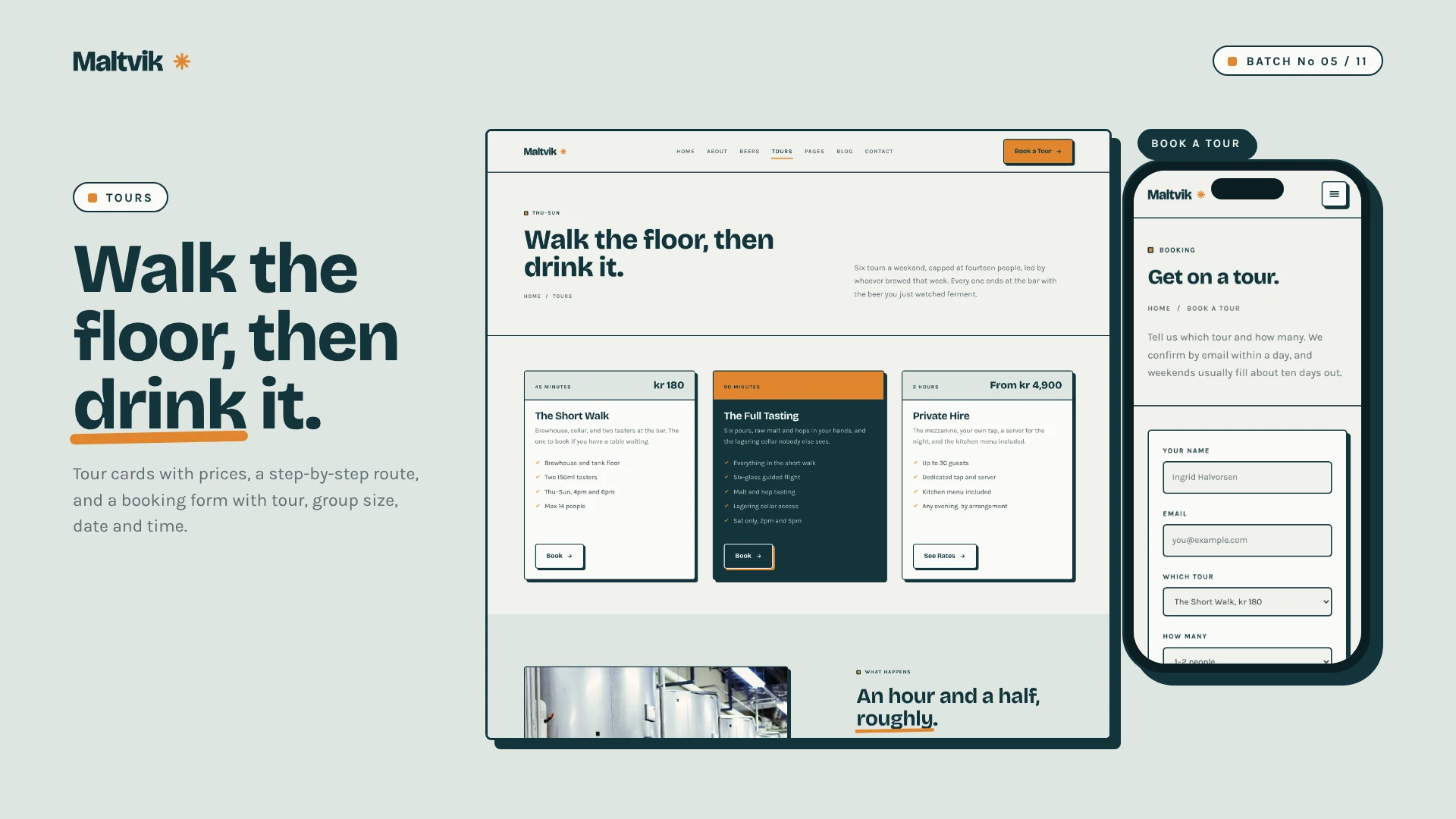 Maltvik - Craft Beer & Brewery HTML Template (Screenshot 4 of 10)