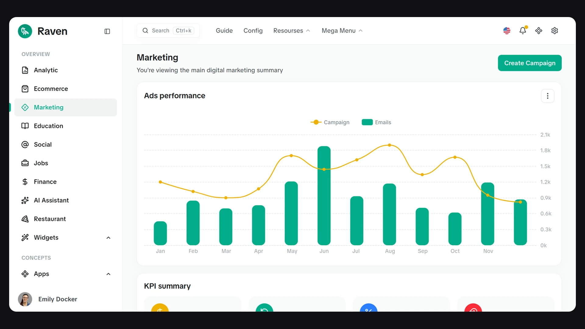 Raven - Multipurpose Tailwind CSS Admin Dashboard Template