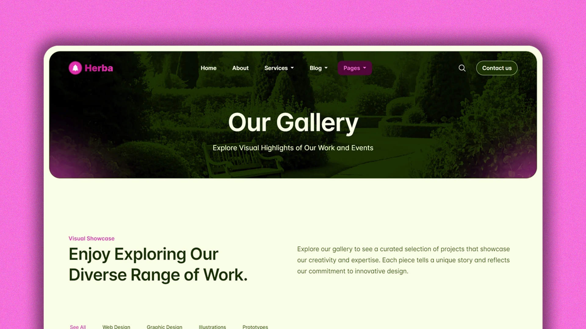 Herba - Innovative Landscaping and Green Spaces HTML Website Template