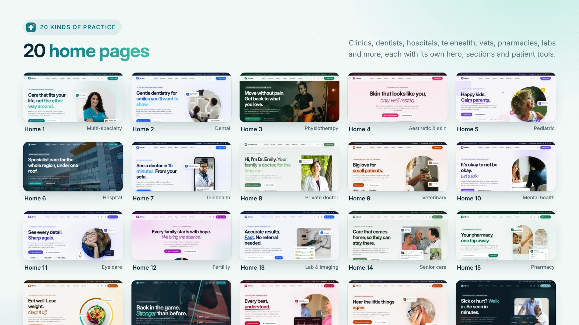 Clinova - Medical Clinic & Healthcare WordPress Theme