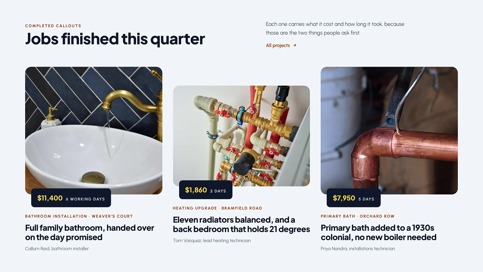 Mainsford - Plumbing & Heating Services HTML Template