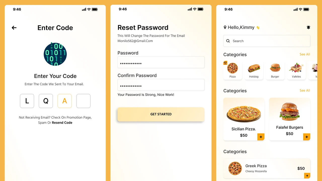 Food Pro - Food Delivery Mobile App Figma UI Template