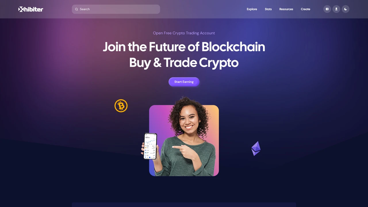 Xhibiter - Web3 Crypto NFT Marketplace Figma Template