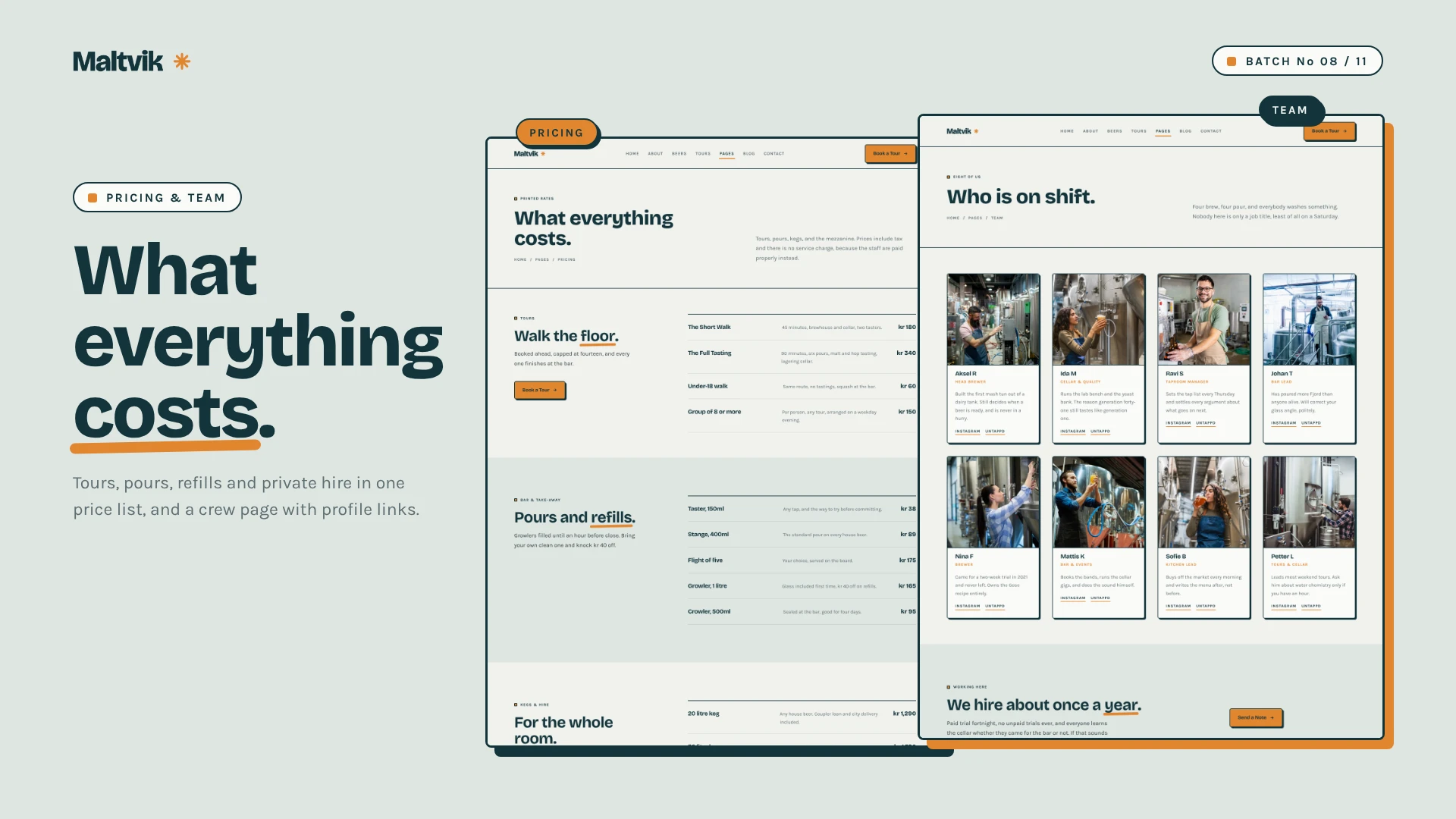 Maltvik - Craft Beer & Brewery HTML Template (Screenshot 7 of 10)