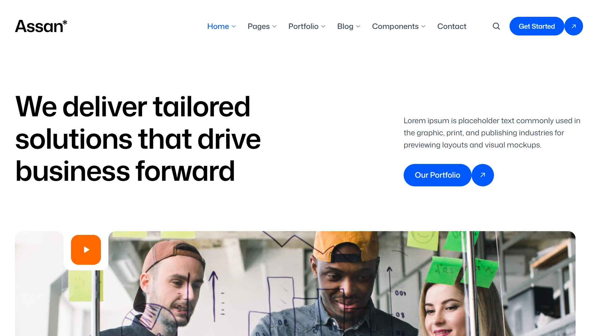 Assan - Multipurpose Template + Admin Template + UI Kit
