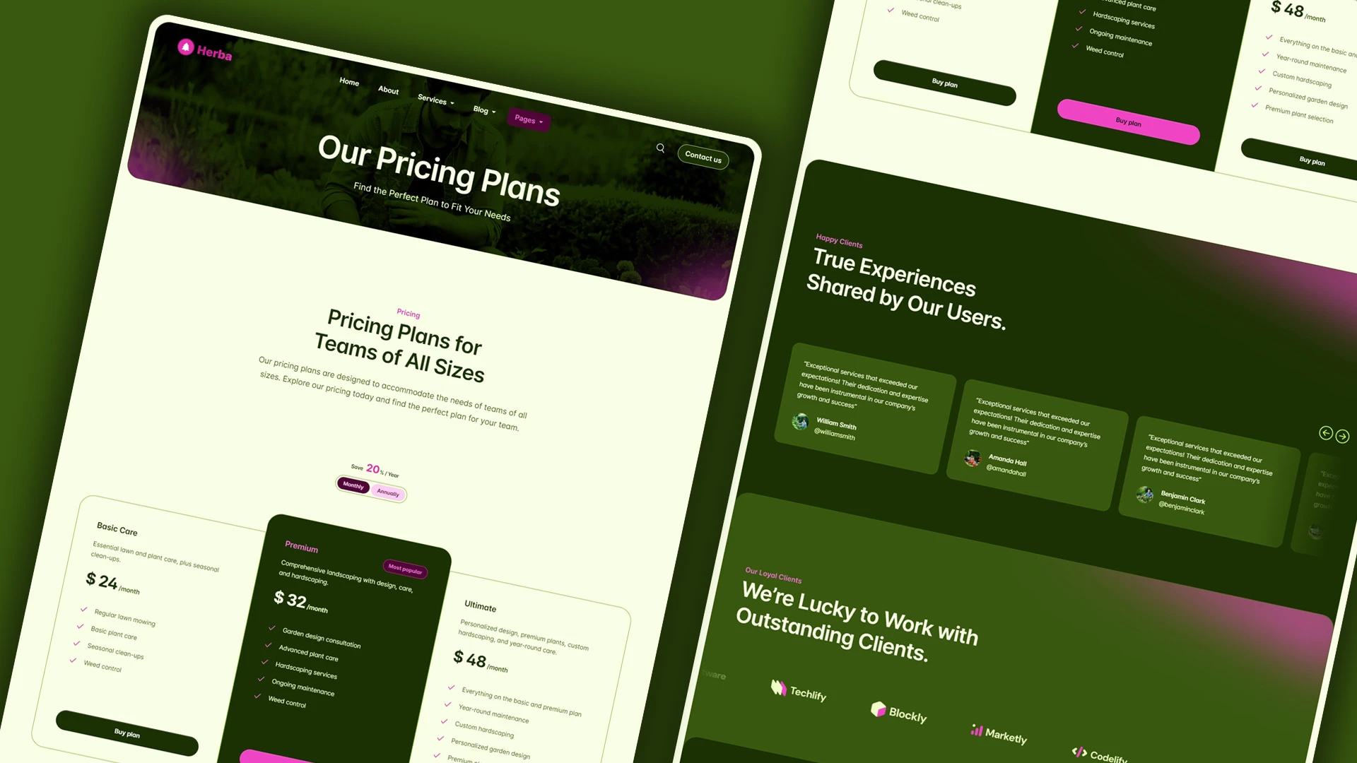 Herba - Innovative Landscaping and Green Spaces HTML Website Template