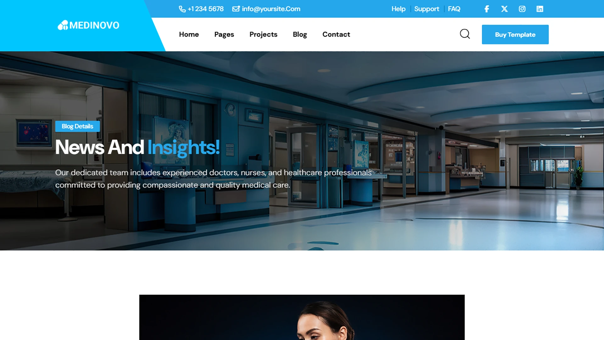 Medinovo - Medical & Healthcare HTML Template