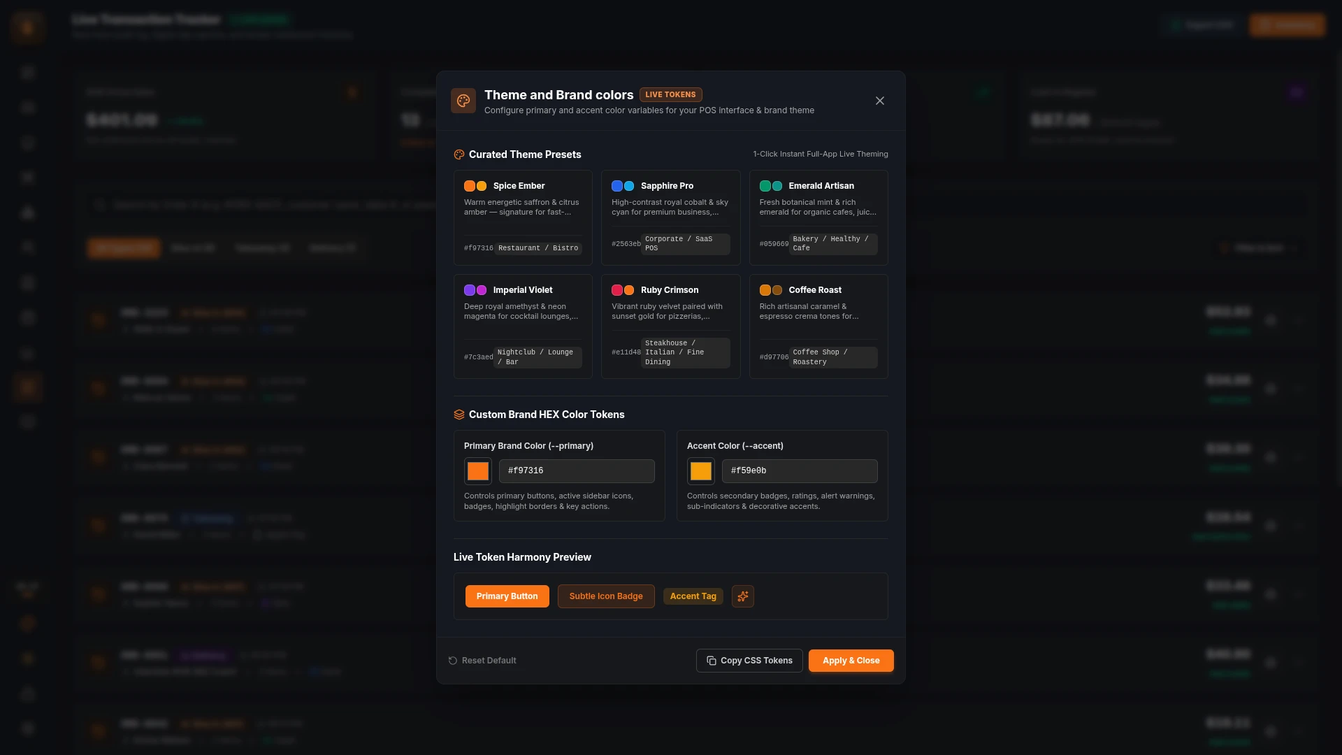 Spice Hub POS - Next.js 15 Restaurant POS & SaaS Dashboard Template