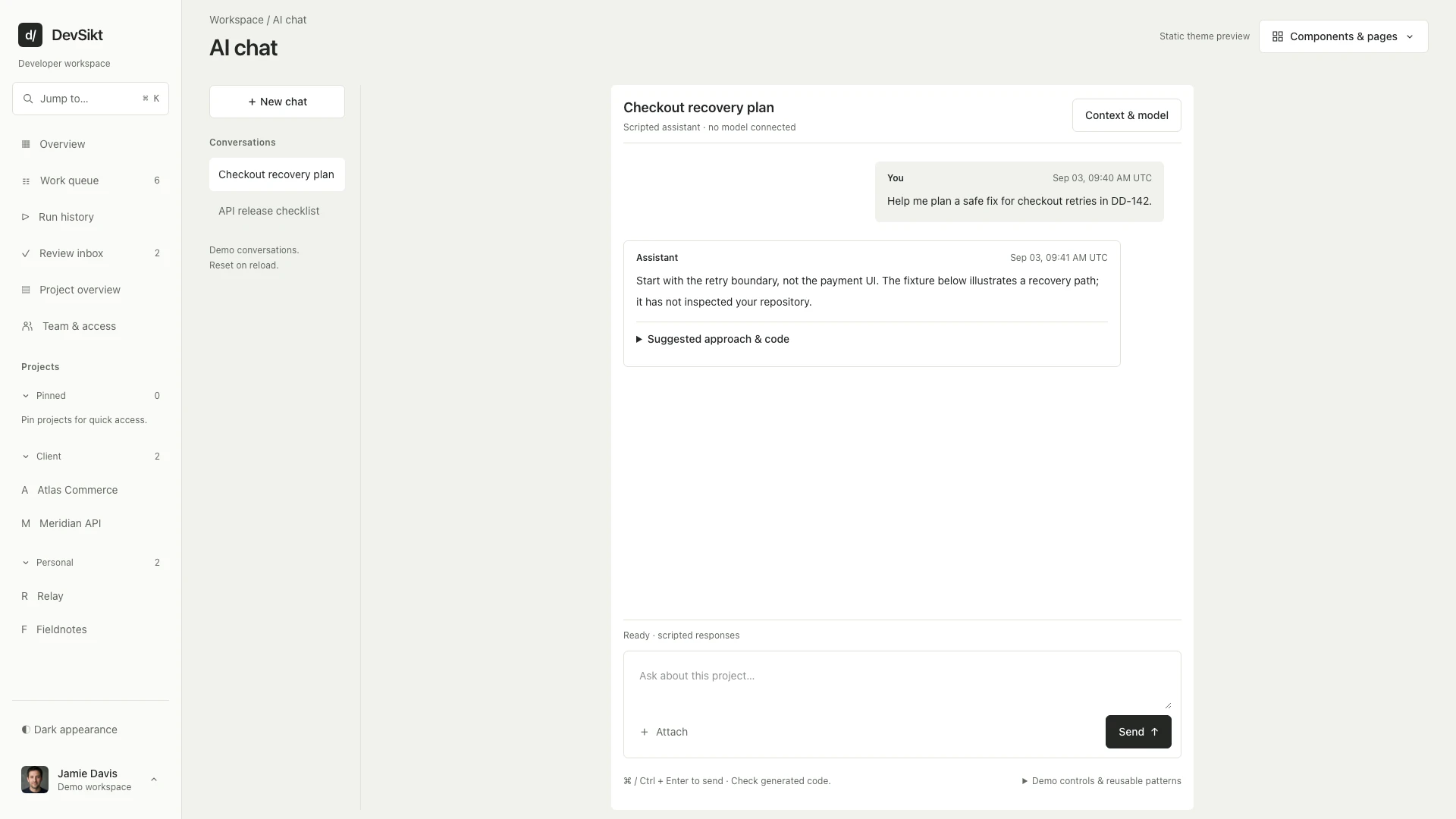 DevSikt - Tailwind Developer Admin Template
