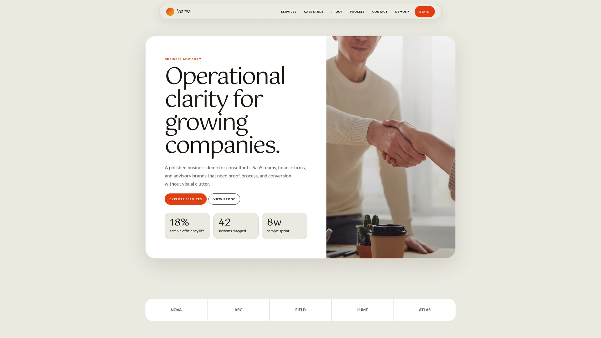 Marea - Bootstrap HTML Template