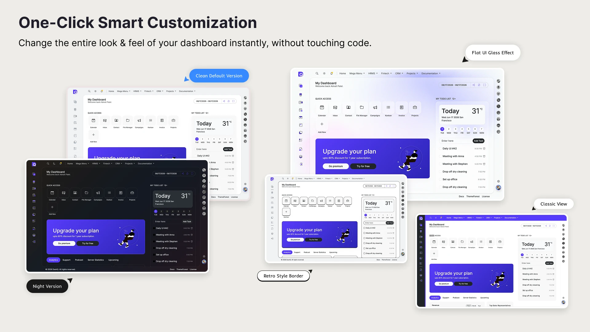 DashQ - Multipurpose Bootstrap HTML Admin Dashboard Template